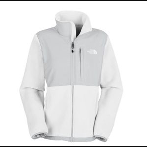 The North Face Denali 2 light grey jacket sz M